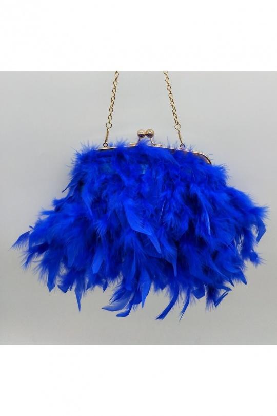 Clutch bags Bags Royale blue LX MODA BJH-746 Efashion Paris