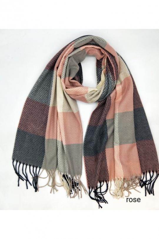 Scarves Accessories Pink LX MODA WBY-2373 Efashion Paris
