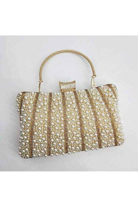 Clutch bags Bags Gold LX MODA BYH-943 Efashion Paris