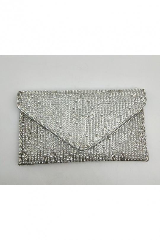 Pochette Borse Silver LX MODA BMN-1220 Efashion Paris