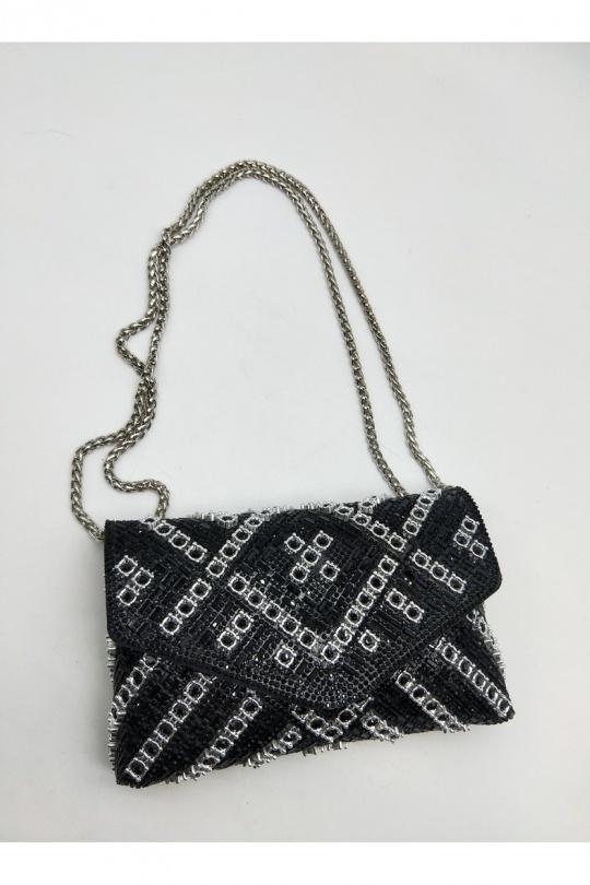 Clutch bags Bags Black LX MODA BYH-947- Efashion Paris