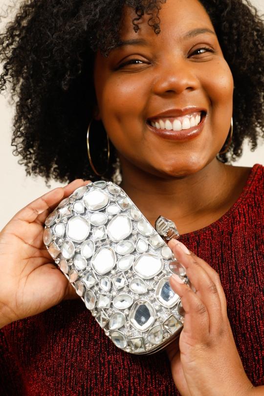 Clutch bags Bags Silver LX MODA BYH-941 Efashion Paris