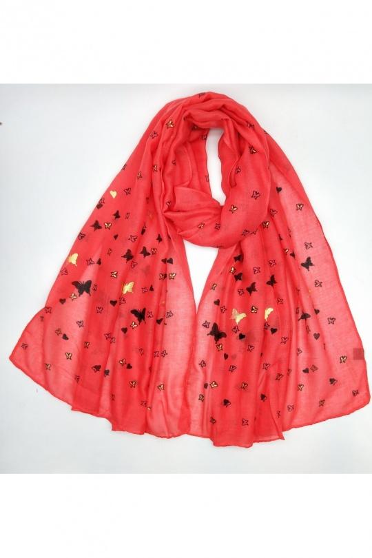 Foulards Accessoires Bleu ciel LX MODA WCH-367 Efashion Paris