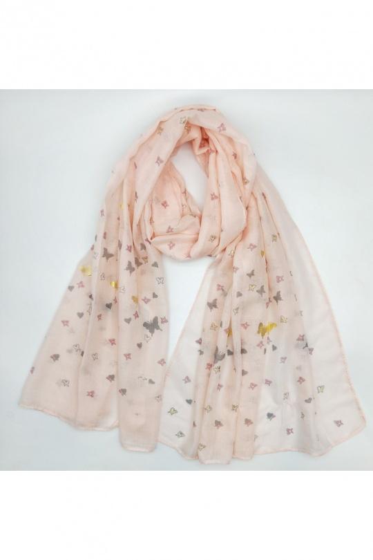 Foulards Accessoires Bleu ciel LX MODA WCH-367 Efashion Paris