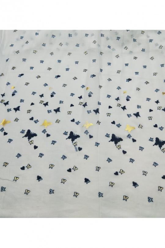 Foulards Accessoires Bleu ciel LX MODA WCH-367 Efashion Paris