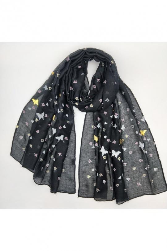 Foulards Accessoires Bleu ciel LX MODA WCH-367 Efashion Paris