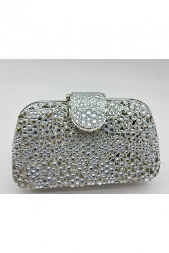 Pochettes Maroquinerie Argent LX MODA BMN-1226 Efashion Paris