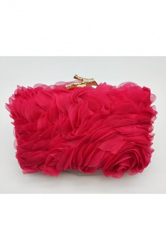 Pochettes Maroquinerie Fuschia LX MODA BMN-1230 Efashion Paris