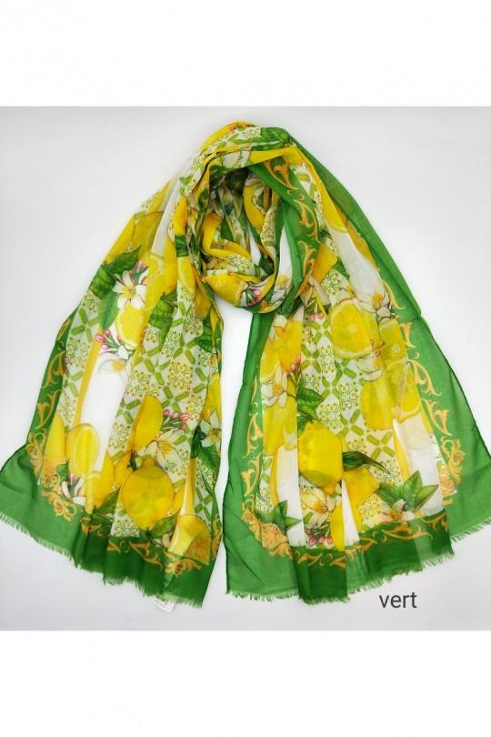 Foulards Accessories Green LX MODA WXF-2721 Efashion Paris