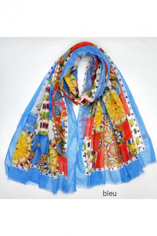 Foulards Accessoires Vert LX MODA WXF-2721 Efashion Paris