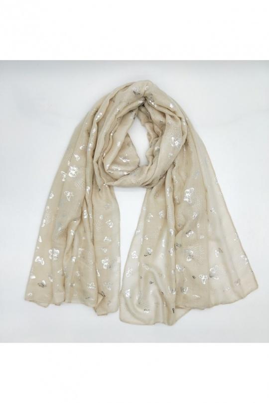 Foulards Accessoires Jaune clair LX MODA WCH-681. Efashion Paris