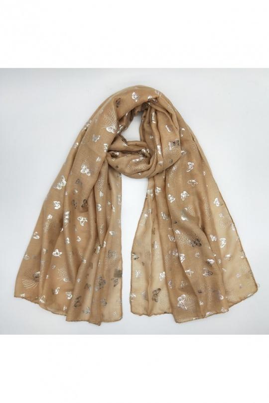 Foulards Accessoires Jaune clair LX MODA WCH-681. Efashion Paris