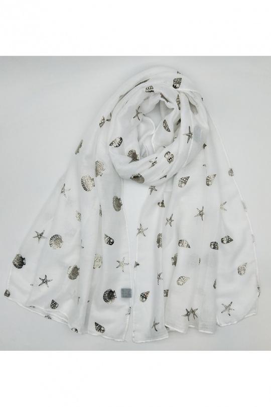 Écharpes Accessoires Vert d eau LX MODA WCH-373 Efashion Paris