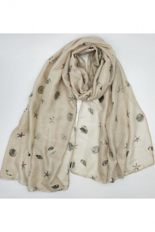 Écharpes Accessoires Vert d eau LX MODA WCH-373 Efashion Paris