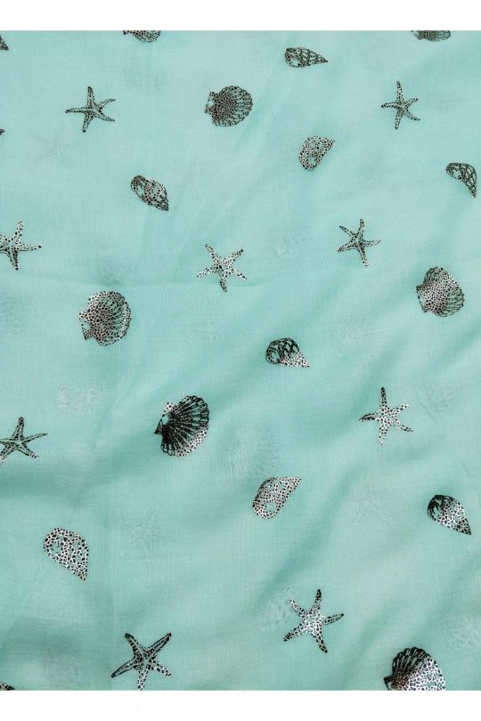 Écharpes Accessoires Vert d eau LX MODA WCH-373 Efashion Paris