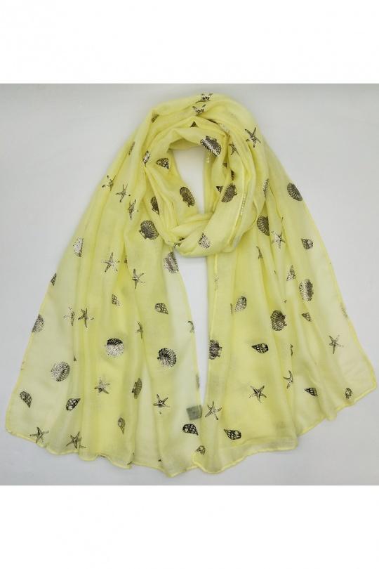 Écharpes Accessoires Vert d eau LX MODA WCH-373 Efashion Paris