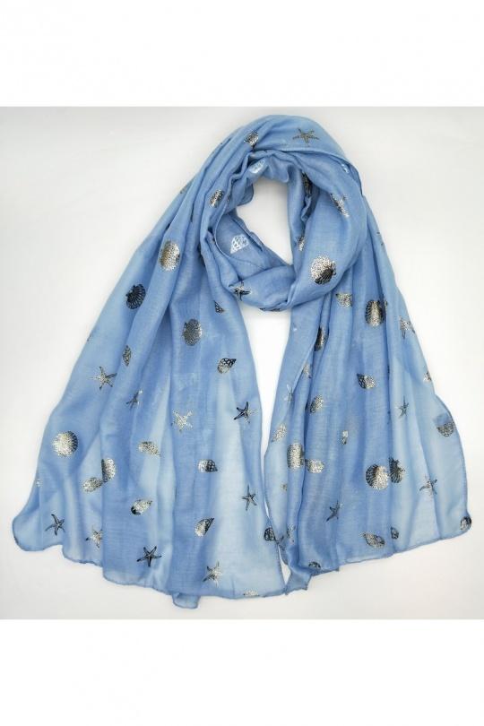 Écharpes Accessoires Vert d eau LX MODA WCH-373 Efashion Paris