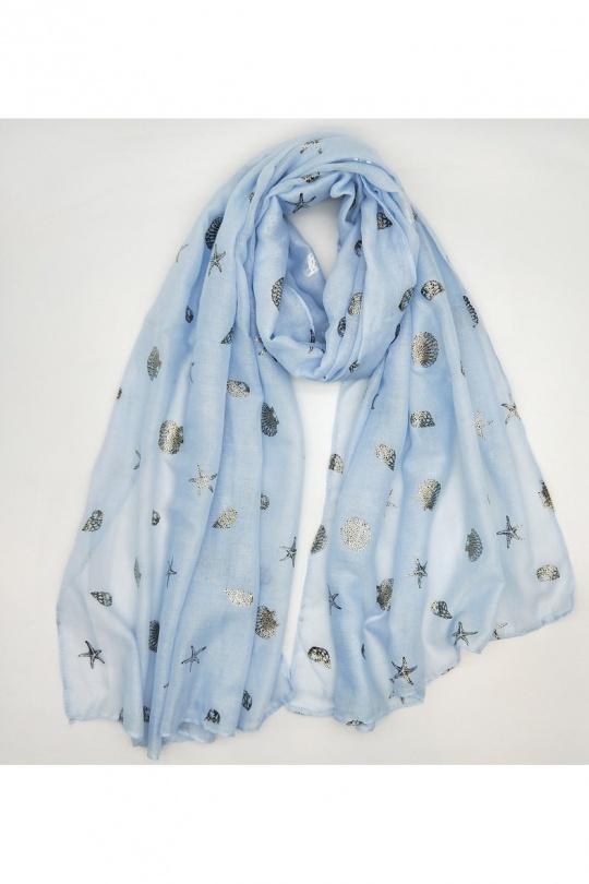 Écharpes Accessoires Vert d eau LX MODA WCH-373 Efashion Paris