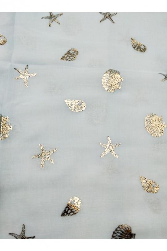 Écharpes Accessoires Vert d eau LX MODA WCH-373 Efashion Paris