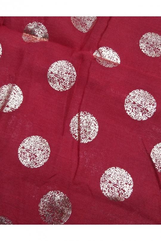 Écharpes Accessoires Bordeau/Rouge LX MODA WCH-336 Efashion Paris