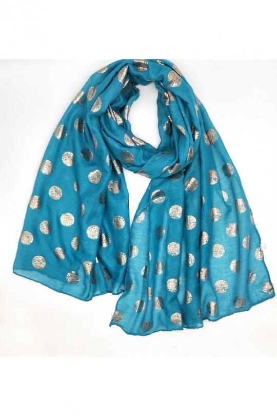 Écharpes Accessoires Bordeau/Rouge LX MODA WCH-336 Efashion Paris