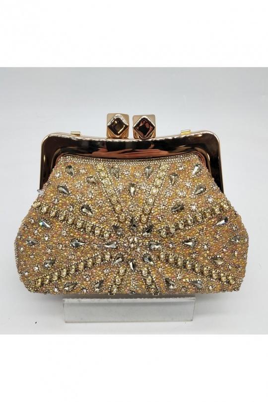 Pochettes Maroquinerie Doré LX MODA BMN-1233 Efashion Paris