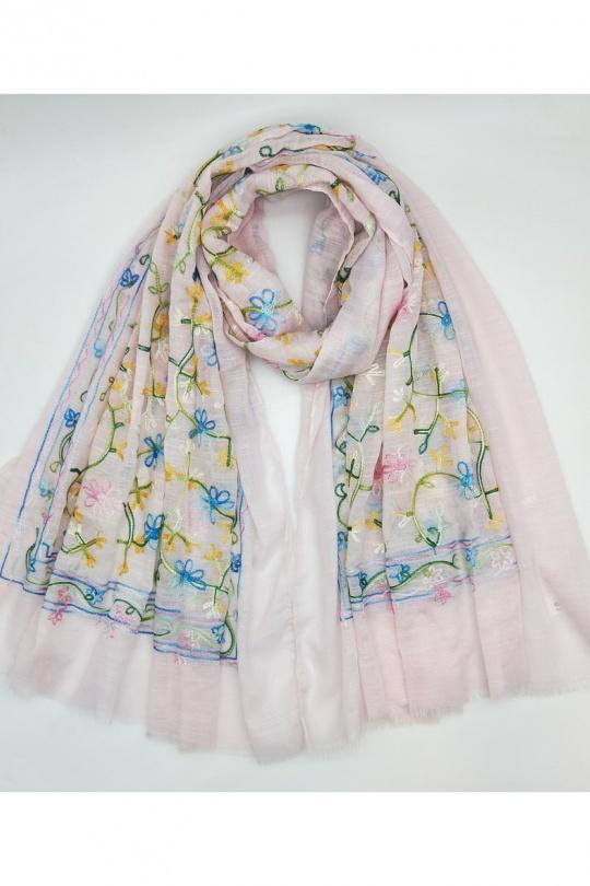 Foulards Accessoires Bleu ciel LX MODA WAN-2741 Efashion Paris