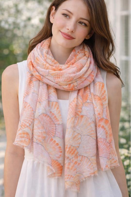 Foulards Accessoires Rouge LX MODA WXC-2711 Efashion Paris