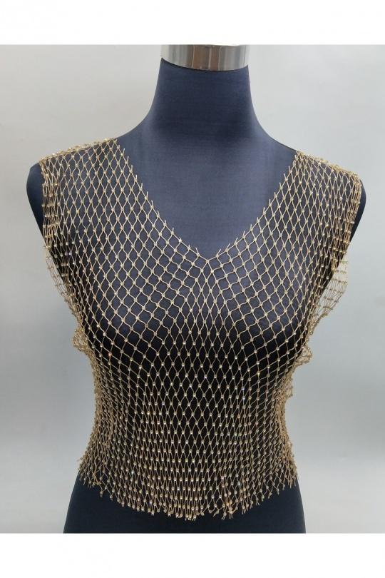 Tops Femme Noir LX MODA YF-620V Efashion Paris