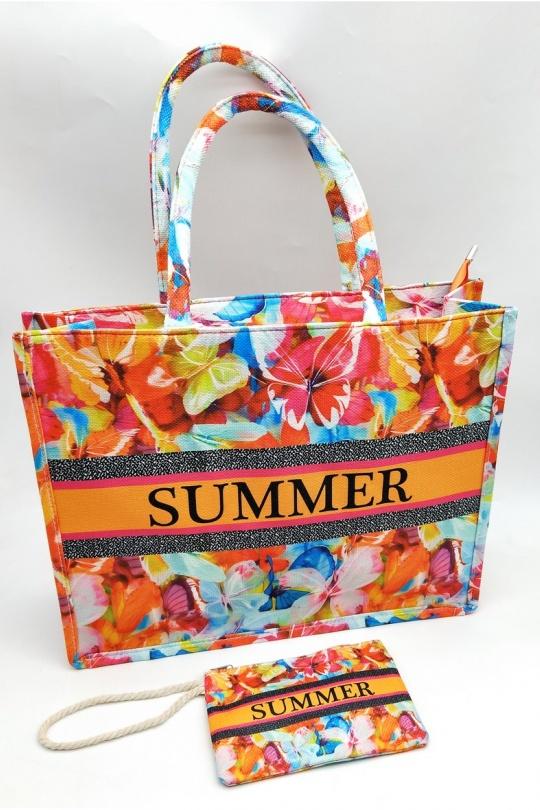 Cabas Maroquinerie Multicolore LX MODA BKD-5685 Efashion Paris