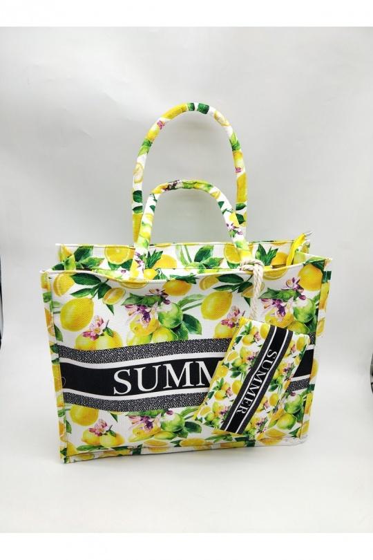 Cabas Maroquinerie Multicolore LX MODA BKD-5681 Efashion Paris