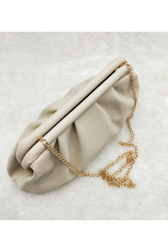 Sacs à bandoulière Maroquinerie Beige LX MODA BMS-1208. Efashion Paris