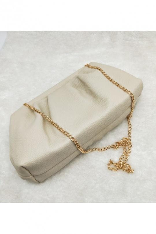 Sacs à bandoulière Maroquinerie Beige LX MODA BMS-1208. Efashion Paris