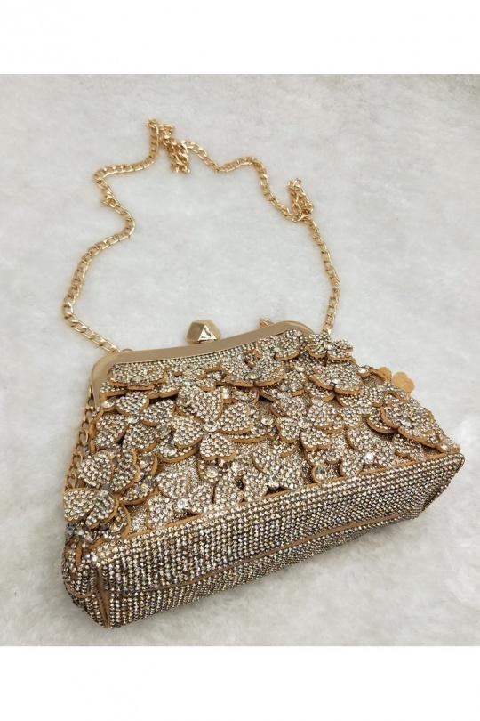 Pochettes Maroquinerie Doré LX MODA BMN-1245 Efashion Paris