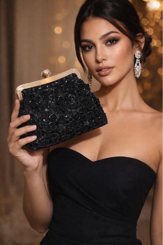 Pochettes Maroquinerie Doré LX MODA BMN-1245 Efashion Paris