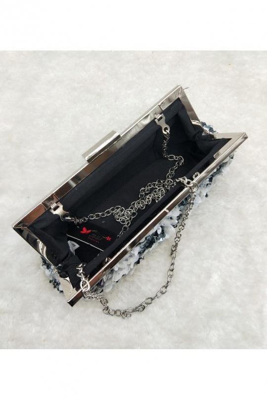 Pochettes Maroquinerie Vert LX MODA BMN-1248 Efashion Paris