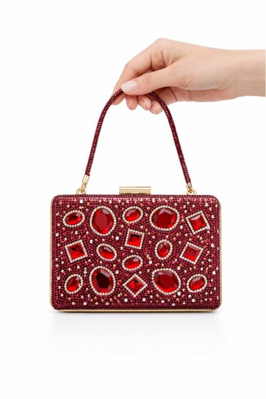 Pochettes Maroquinerie Bleu royal LX MODA BYH-961 Efashion Paris