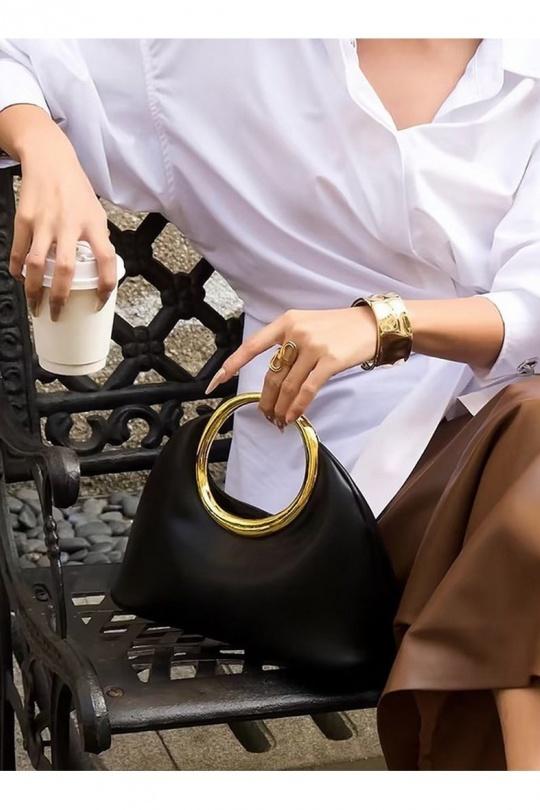 Pochettes Maroquinerie Noir LX MODA BMN-1246 Efashion Paris