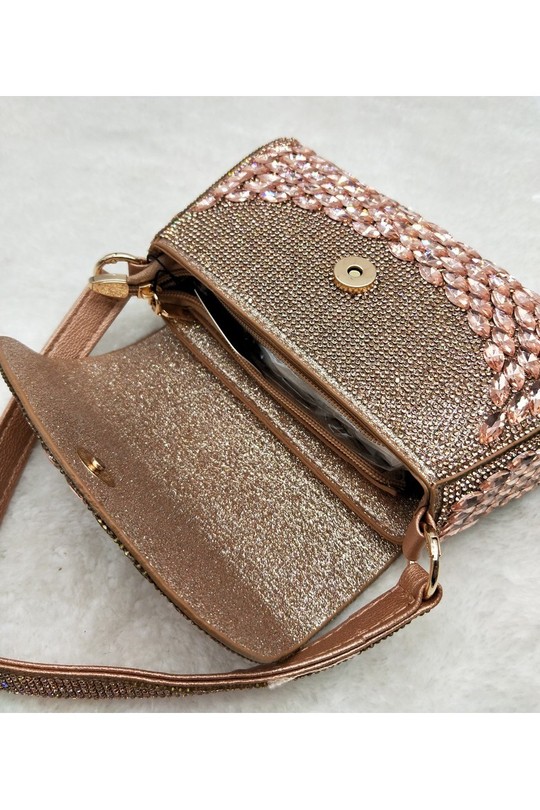 Pochettes Maroquinerie Champagne LX MODA BYH-958 Efashion Paris