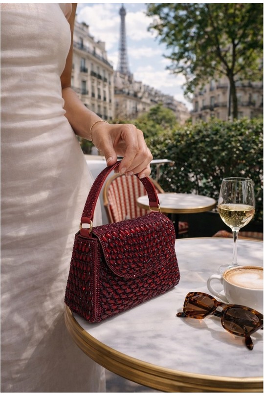 Pochettes Maroquinerie Champagne LX MODA BYH-958 Efashion Paris