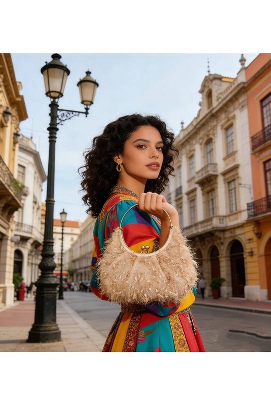 Pochettes Maroquinerie Beige LX MODA BXQ-326 Efashion Paris