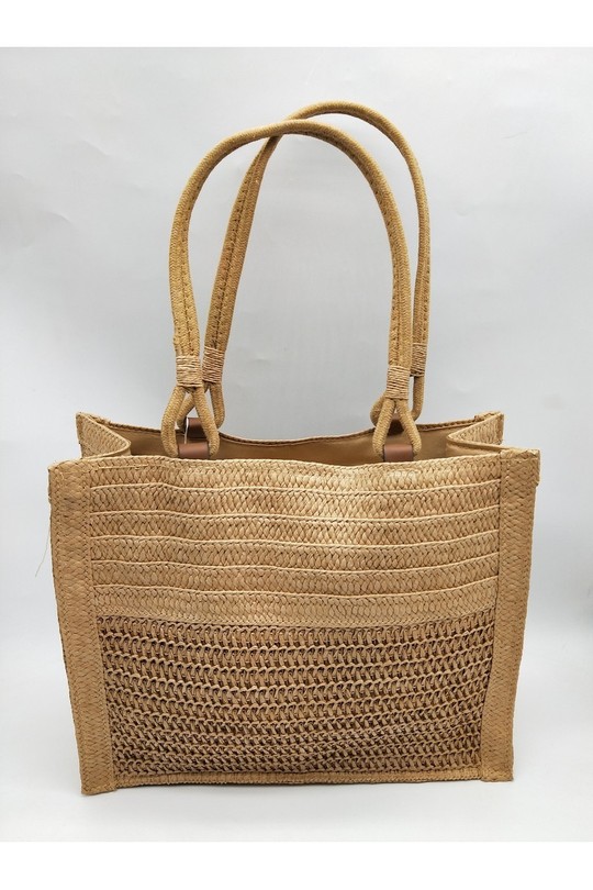 Cabas Maroquinerie Beige LX MODA BPG-5690 Efashion Paris