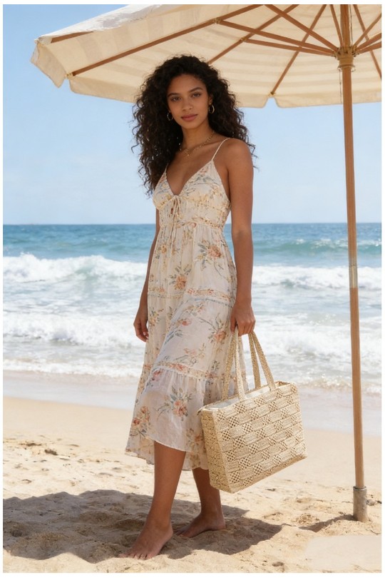 Cabas Maroquinerie Beige LX MODA BPG-5691 Efashion Paris