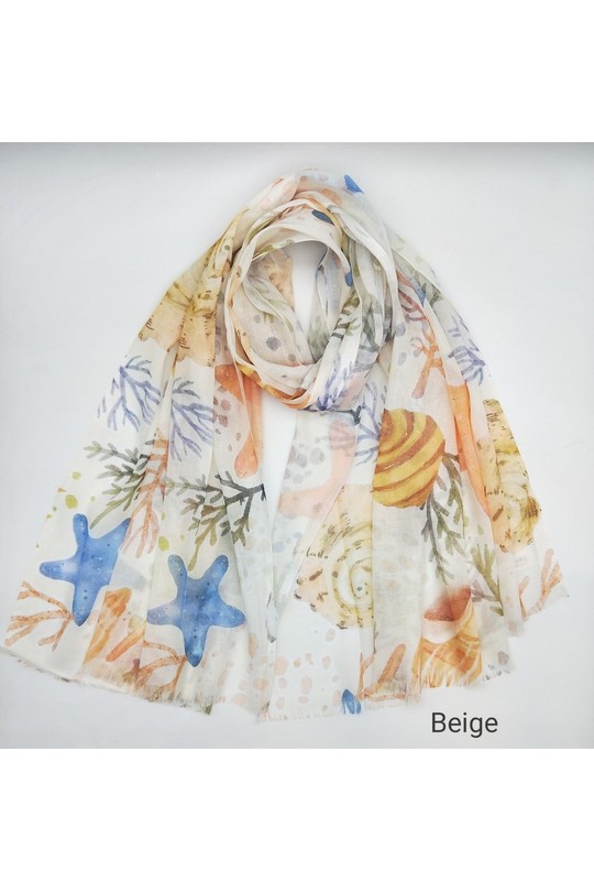 Foulards Accessoires Bleu ciel LX MODA WKX-2616 Efashion Paris