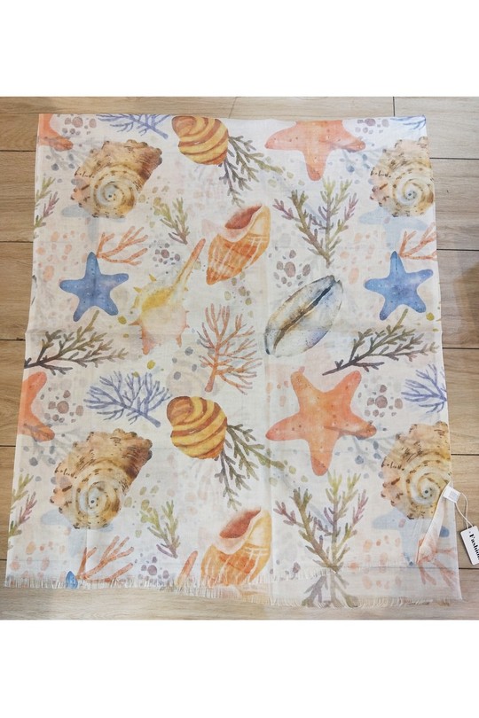 Foulards Accessoires Bleu ciel LX MODA WKX-2616 Efashion Paris