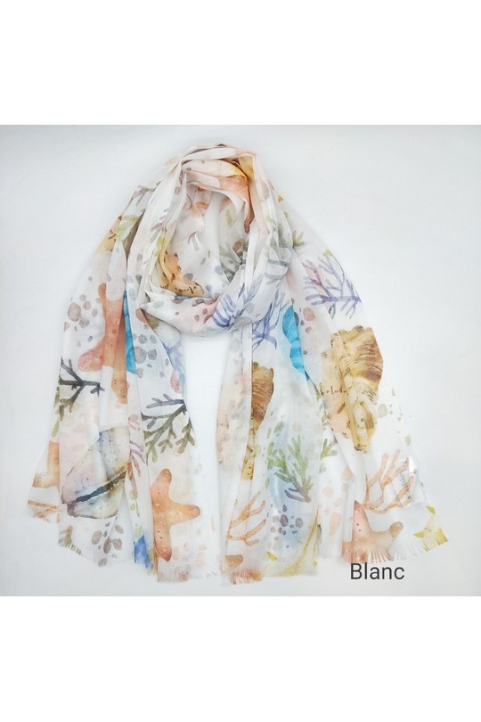 Foulards Accessoires Bleu ciel LX MODA WKX-2616 Efashion Paris