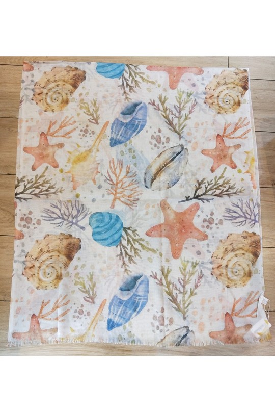 Foulards Accessoires Bleu ciel LX MODA WKX-2616 Efashion Paris