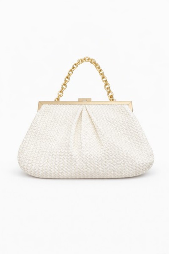 Pochettes Maroquinerie Ecru LX MODA BJH-782 Efashion Paris