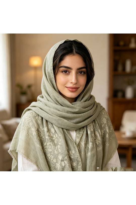 Foulards Accessoires Vert LX MODA WQX-2729 Efashion Paris