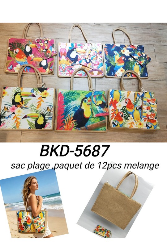 Cabas Maroquinerie Multicolore LX MODA BKD-5688- Efashion Paris